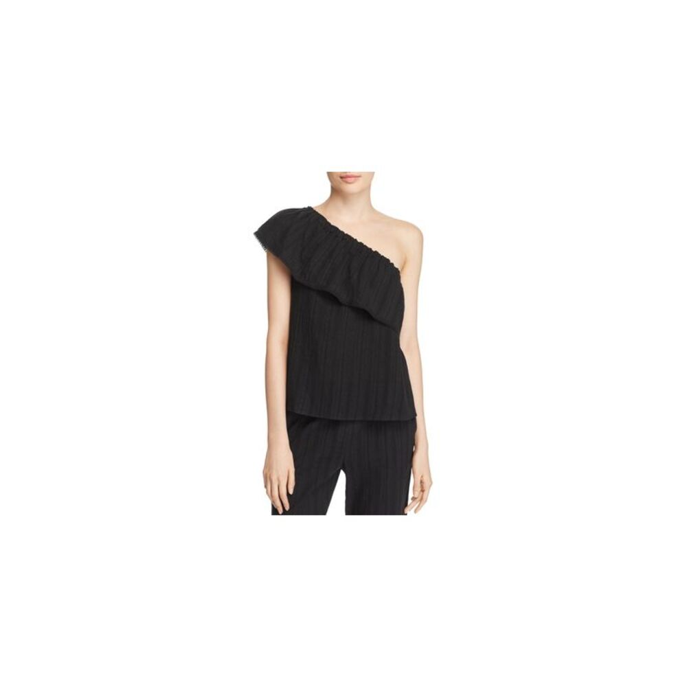 Beltaine Womens Bella Ruffled One Shoulder Blouse